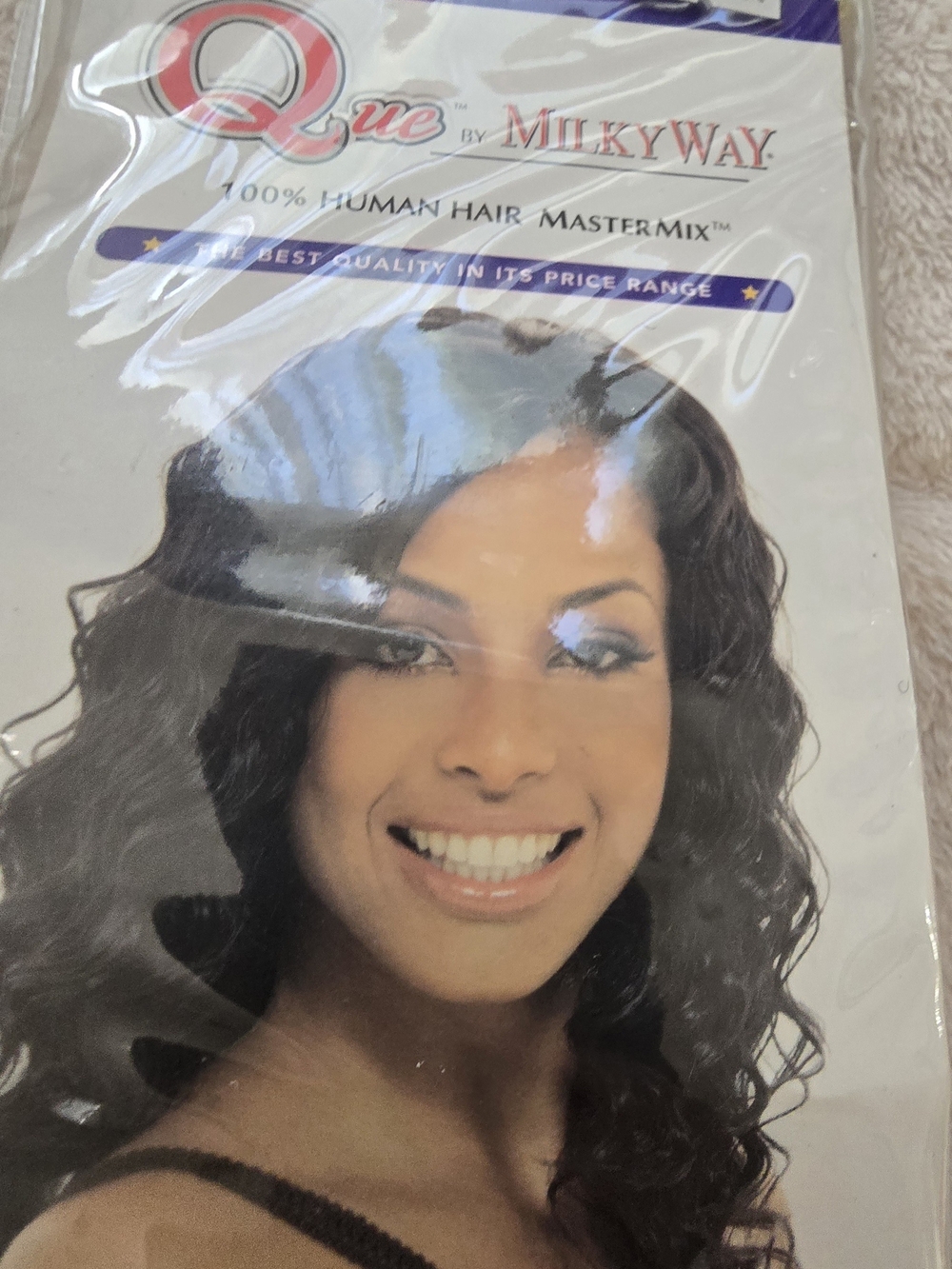 Que by MilkyWay MasterMix Human Hair Loose Deep Weft 16in P1B/30